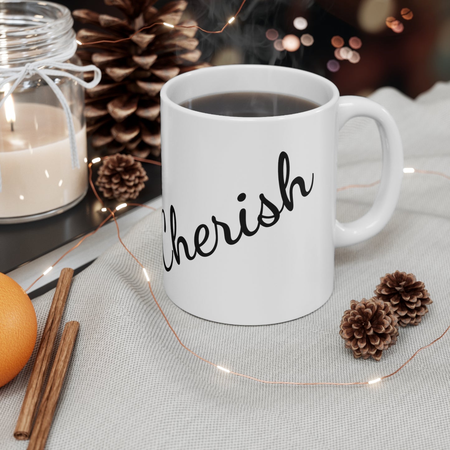 "Cherish" Ceramic Mug 11oz L85258