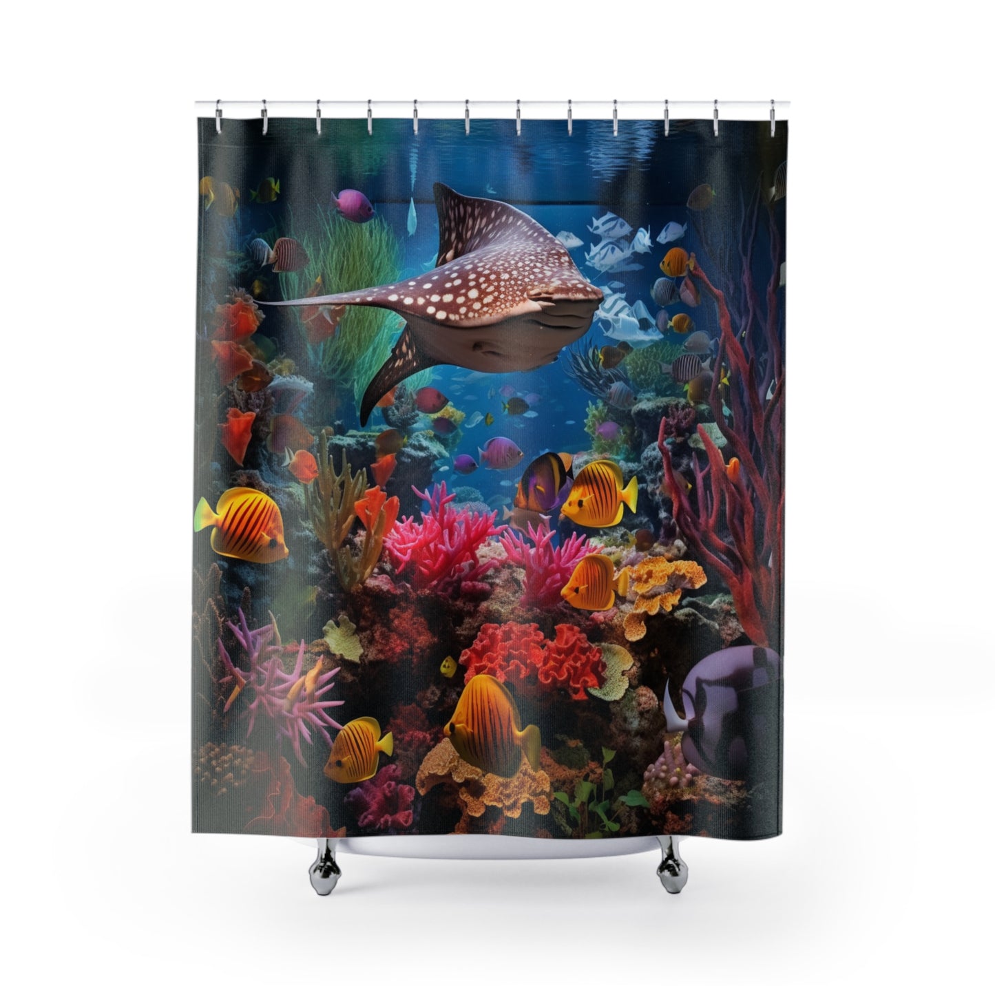 Fish Tank Shower Curtain FTSC.003v1