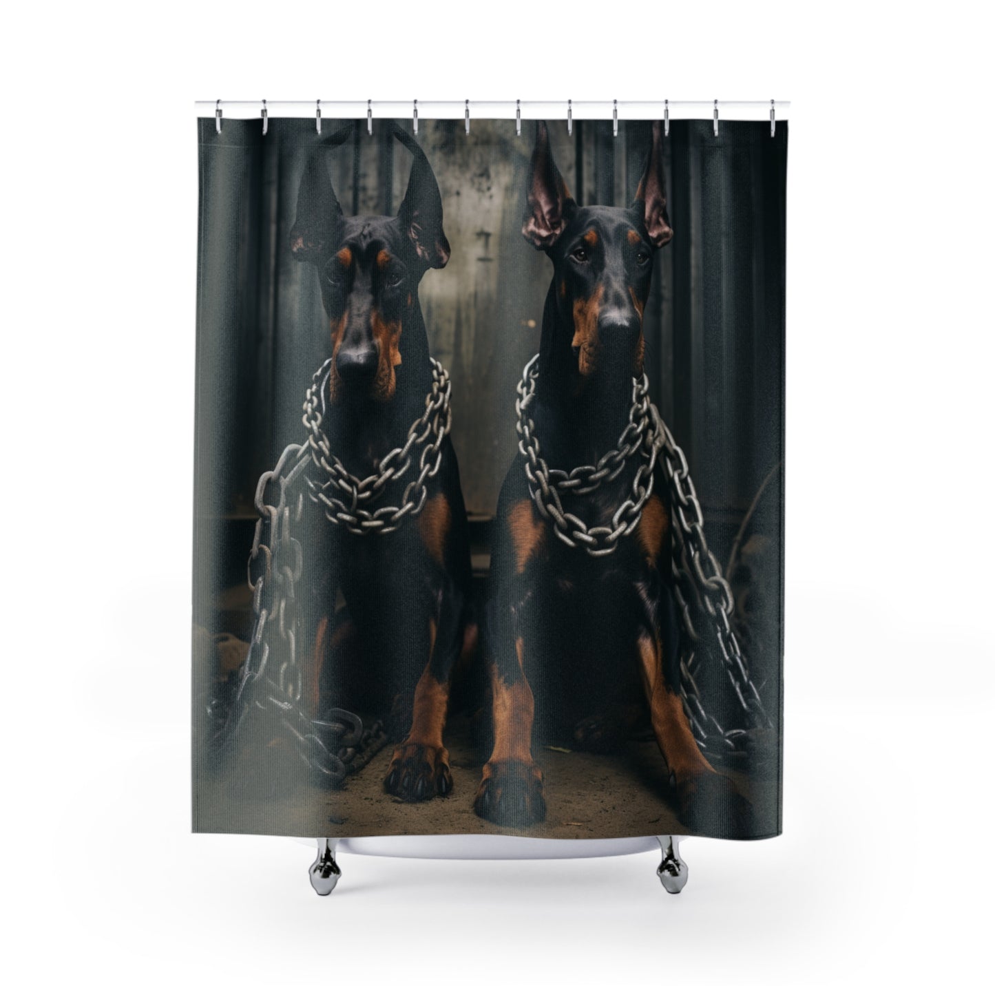 Doberman Shower Curtain DSC.002v1