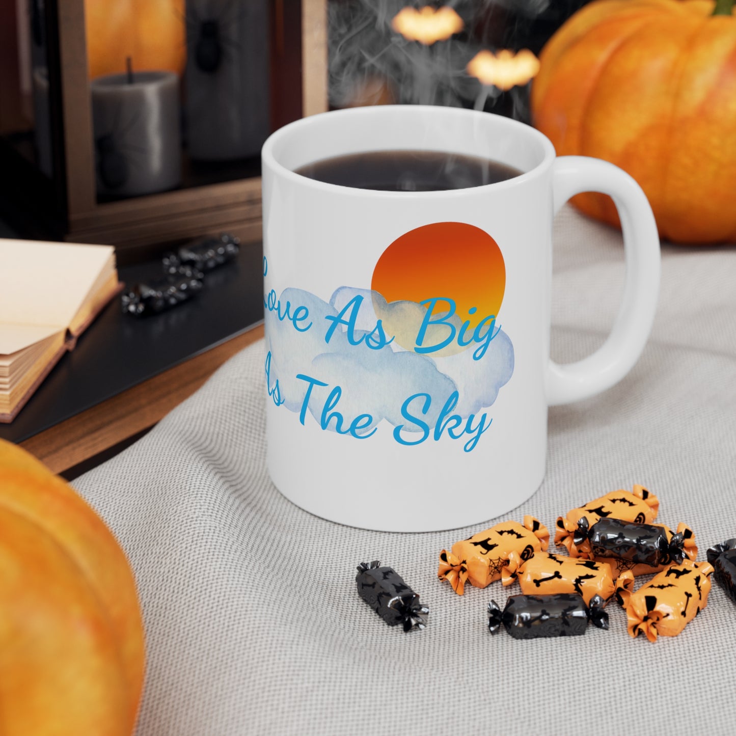 "Love As Big As the Sky" Ceramic Mug 11oz B43915