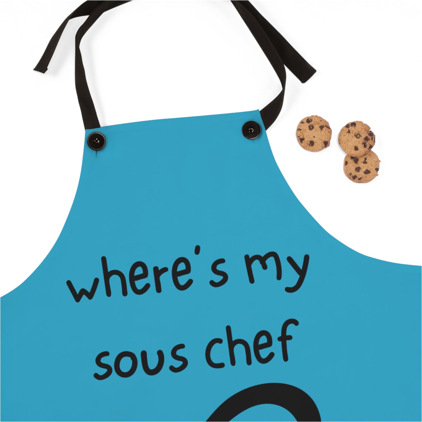 "Where's My Sous Chef" Apron SC15bt