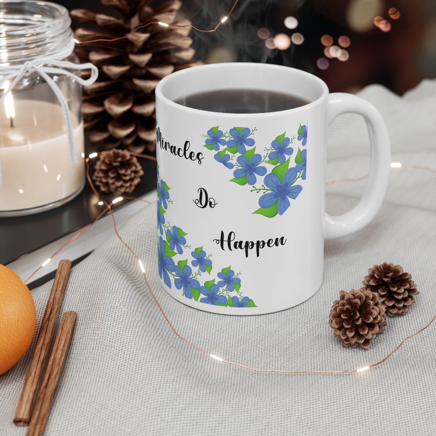 "Miracles Do Happen" Ceramic Mug 11oz S57820