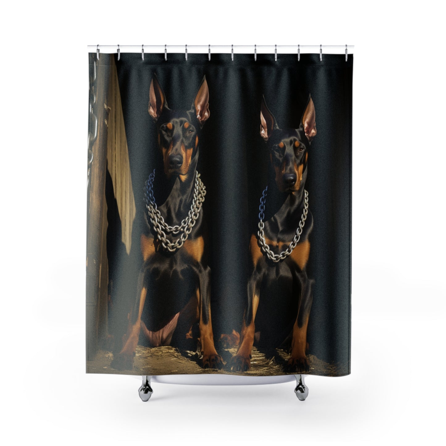 Doberman Shower Curtain DSC.003v1