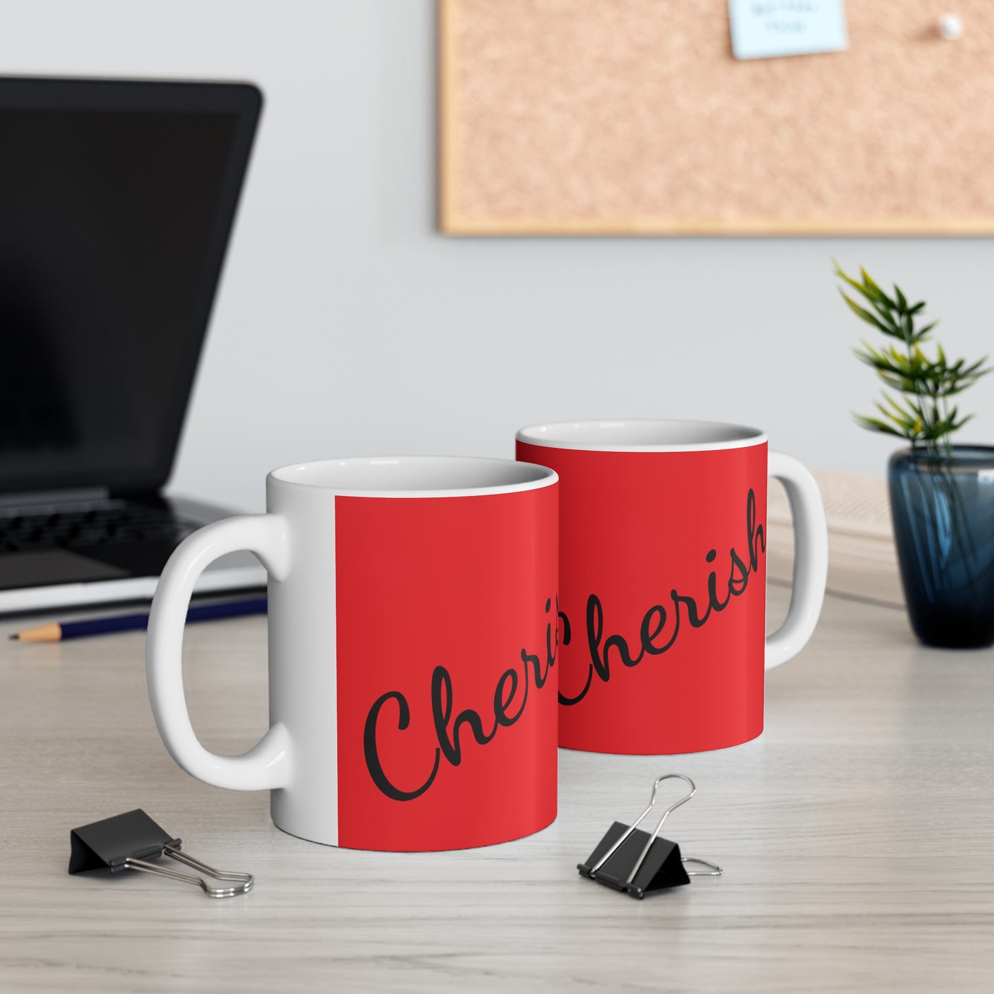 "Cherish" Ceramic Mug 11oz L85258r