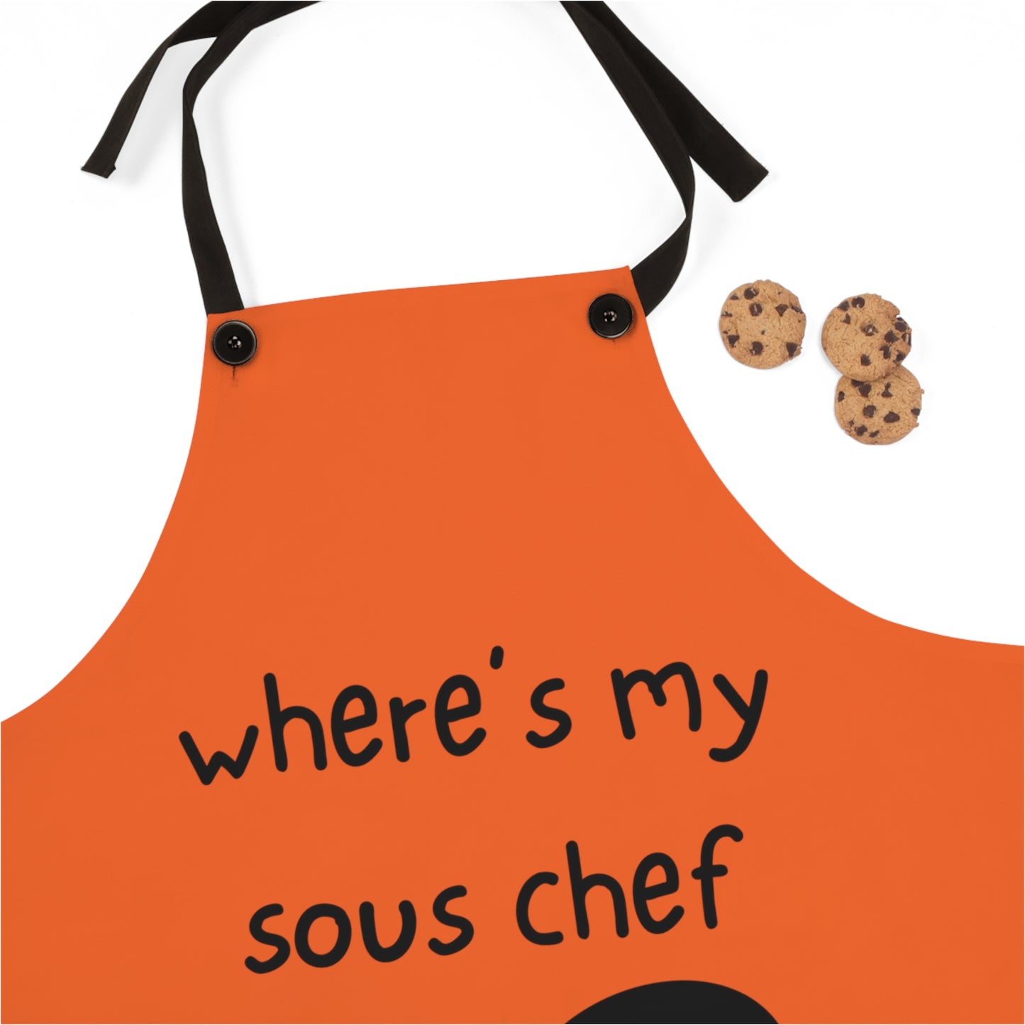 "where's my sous chef" Apron W177bo