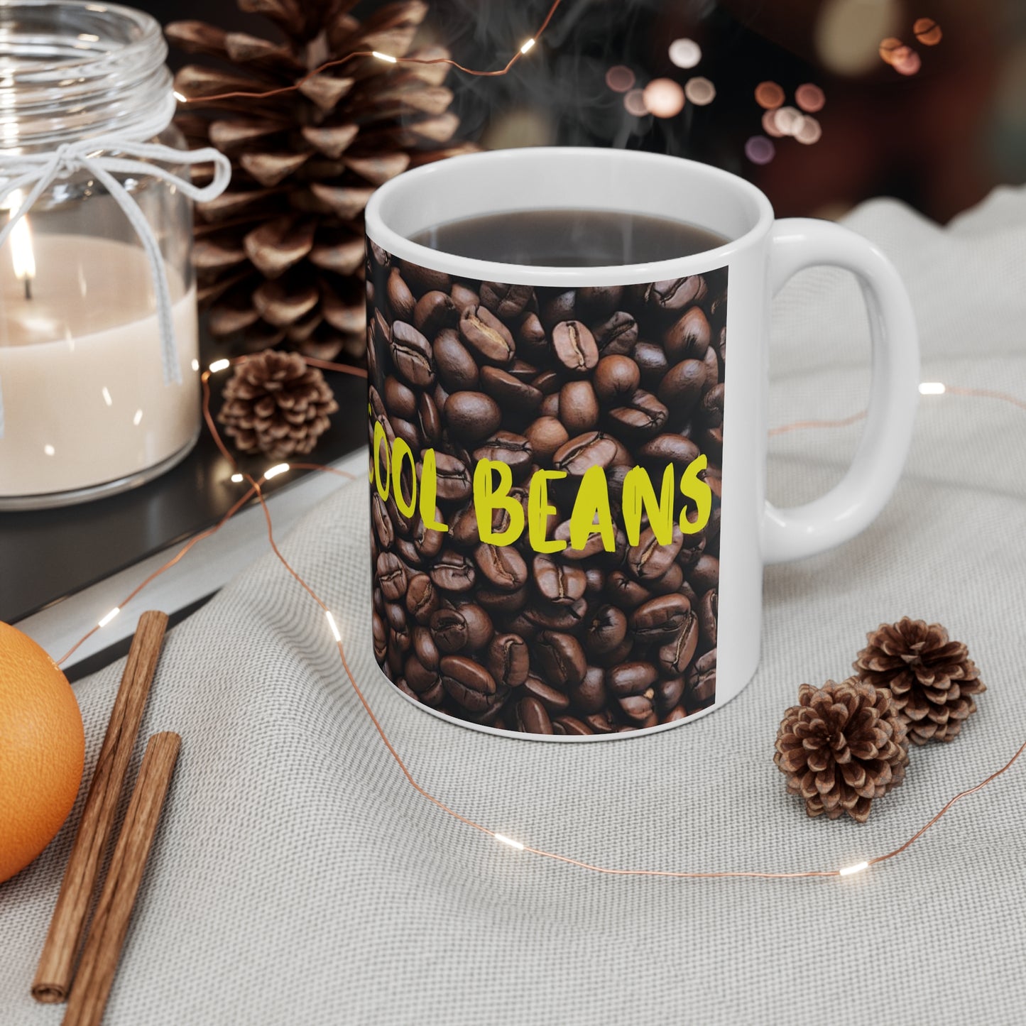 "Cool Beans" Ceramic Mug 11oz M2401c