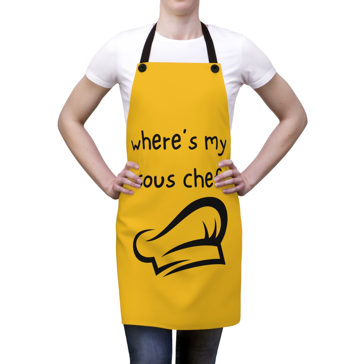 "where's my sous chef" Apron W333by