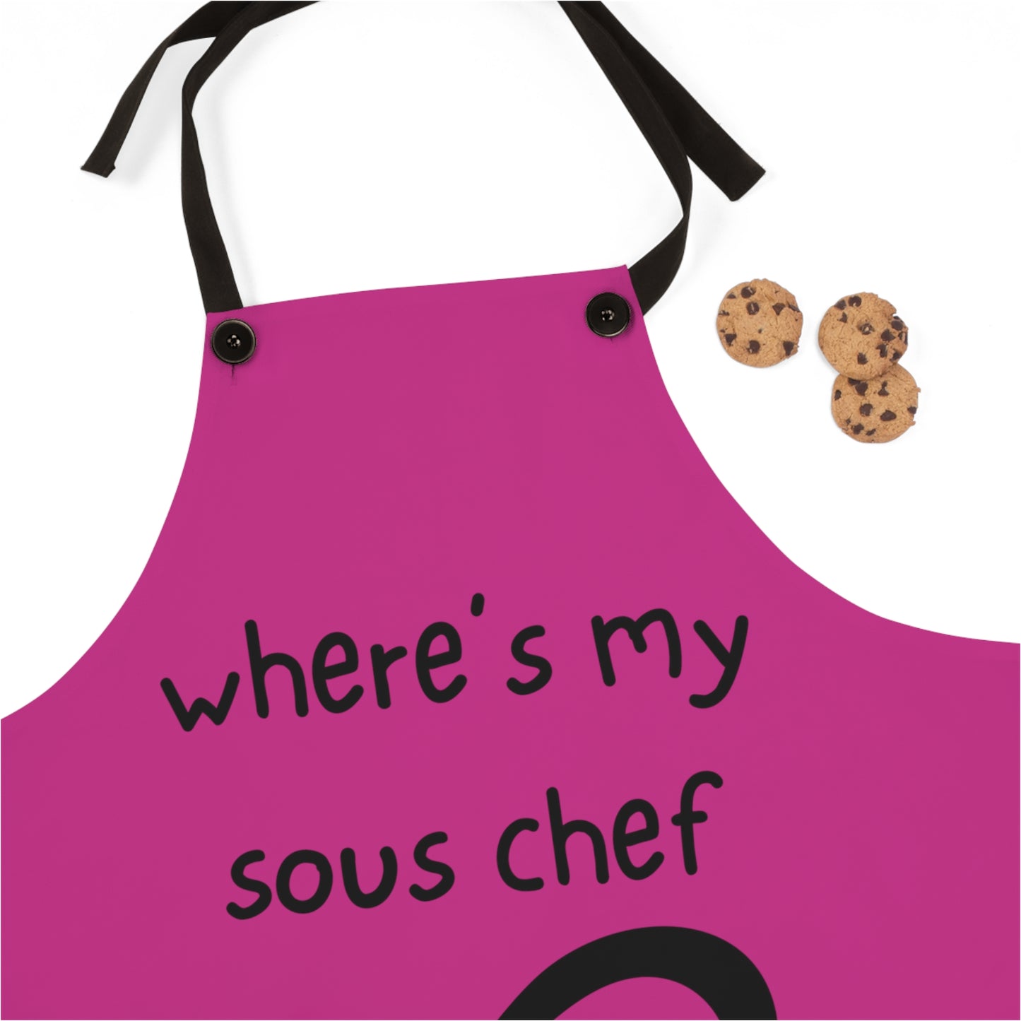 "Where's My Sous Chef" Apron SC15bpk