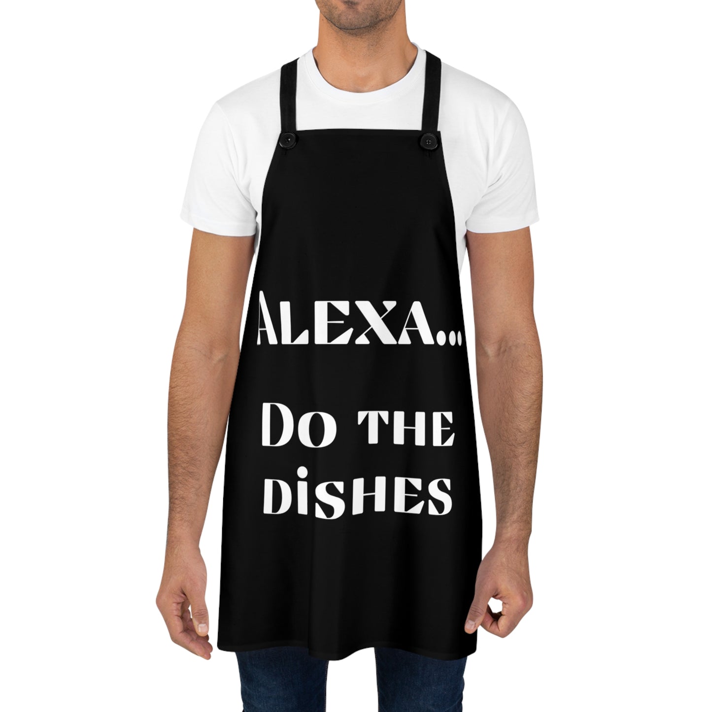 "Alexa... Do the dishes" Apron A422wbk