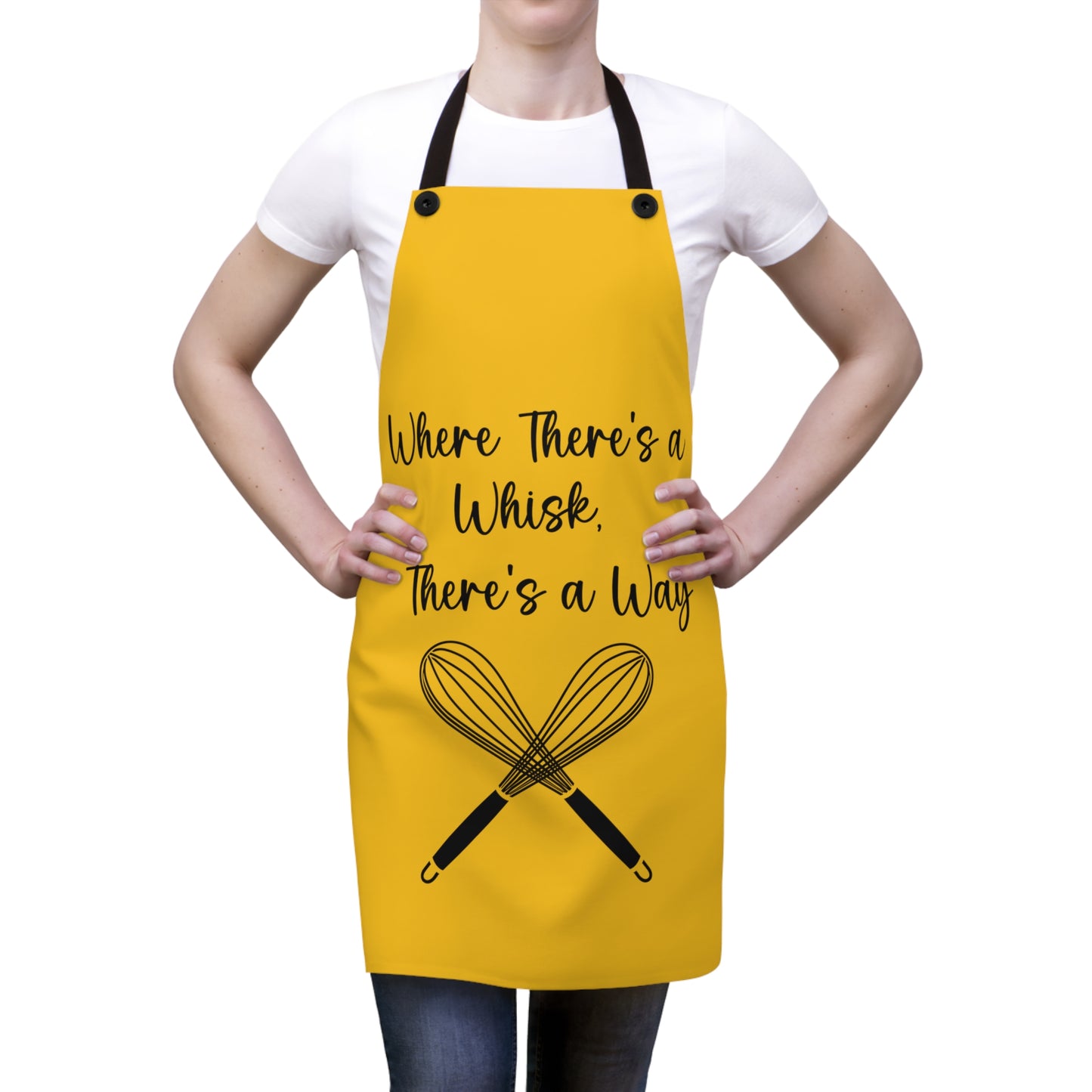 "Where there's a whisk, there's a way" Apron W404by
