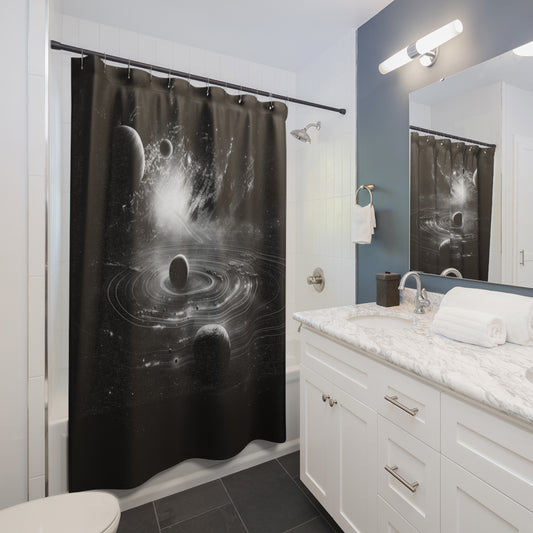Solar System Shower Curtain SSSC.006v1