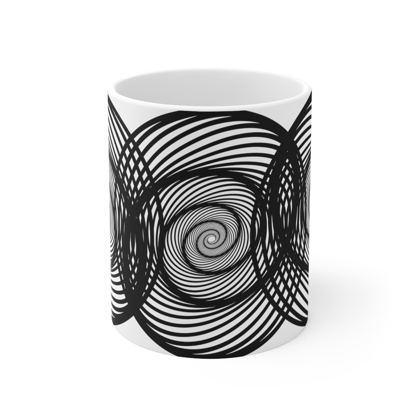 "Swirls and Things" Ceramic Mug 11oz Q10244