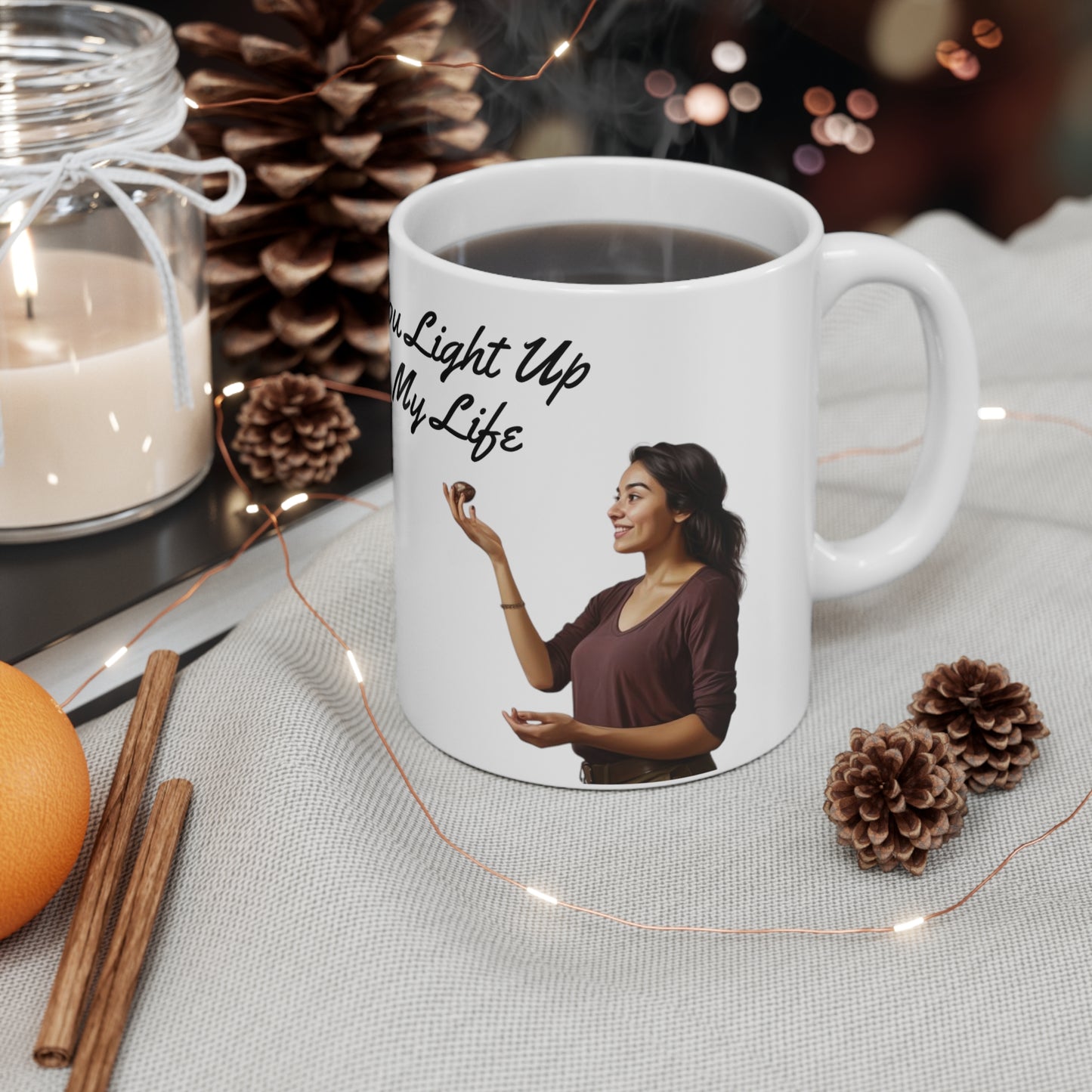 "You Light Up My Life" Ceramic Mug 11oz V20008