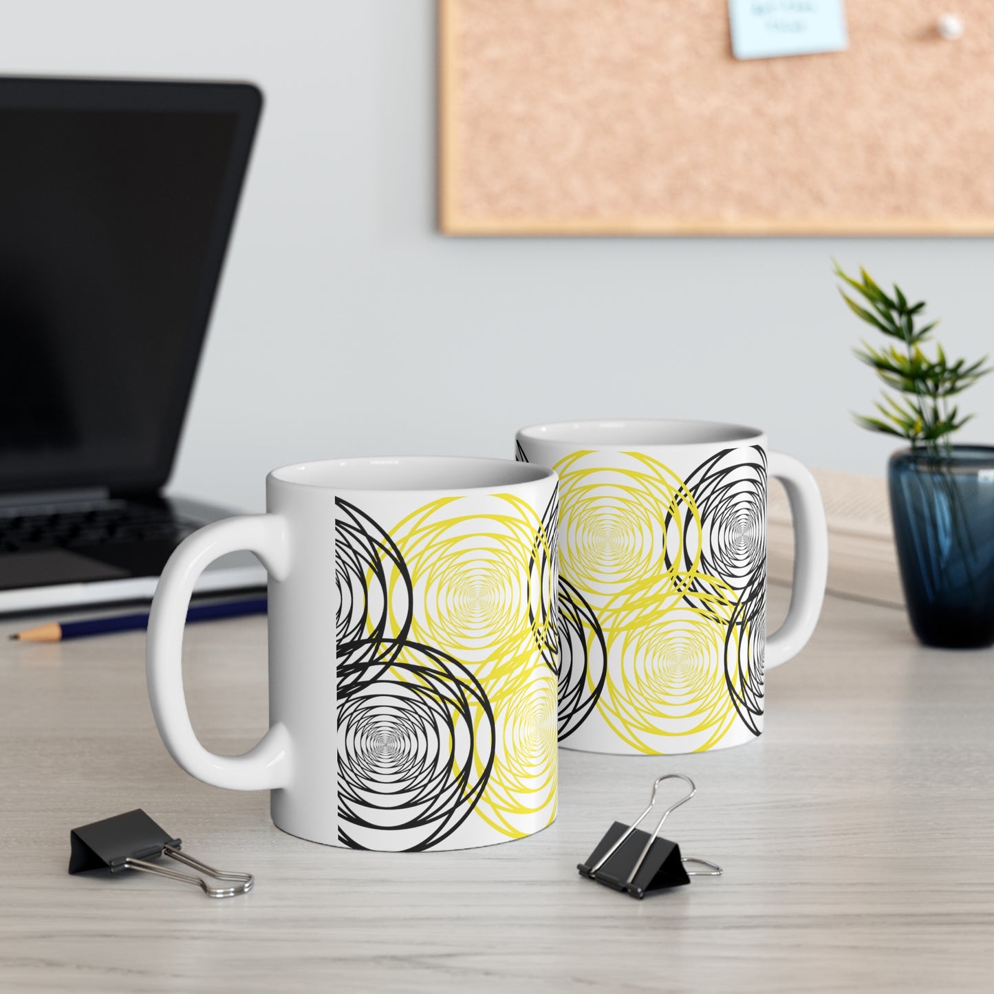 "Busy Circles" Ceramic Mug 11oz P30080