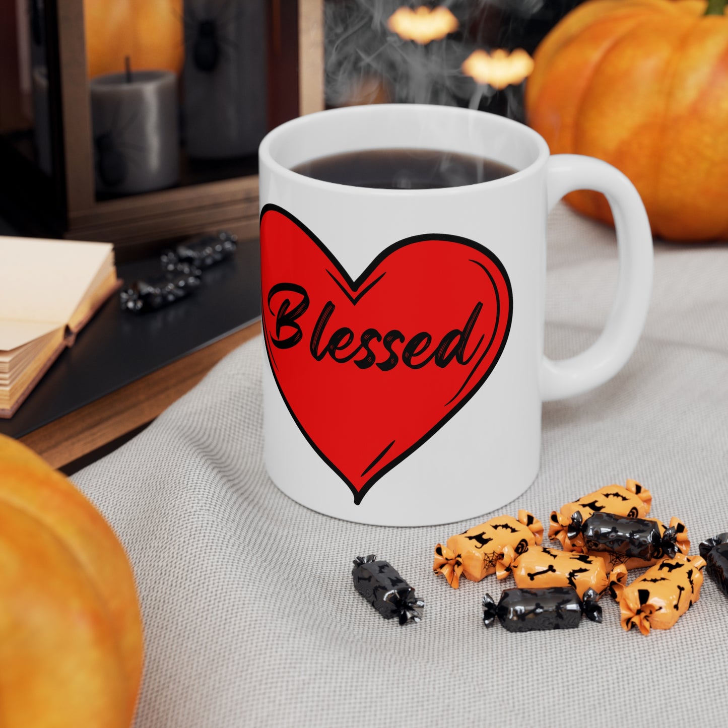 "Blessed" Ceramic Mug 11oz VAL101