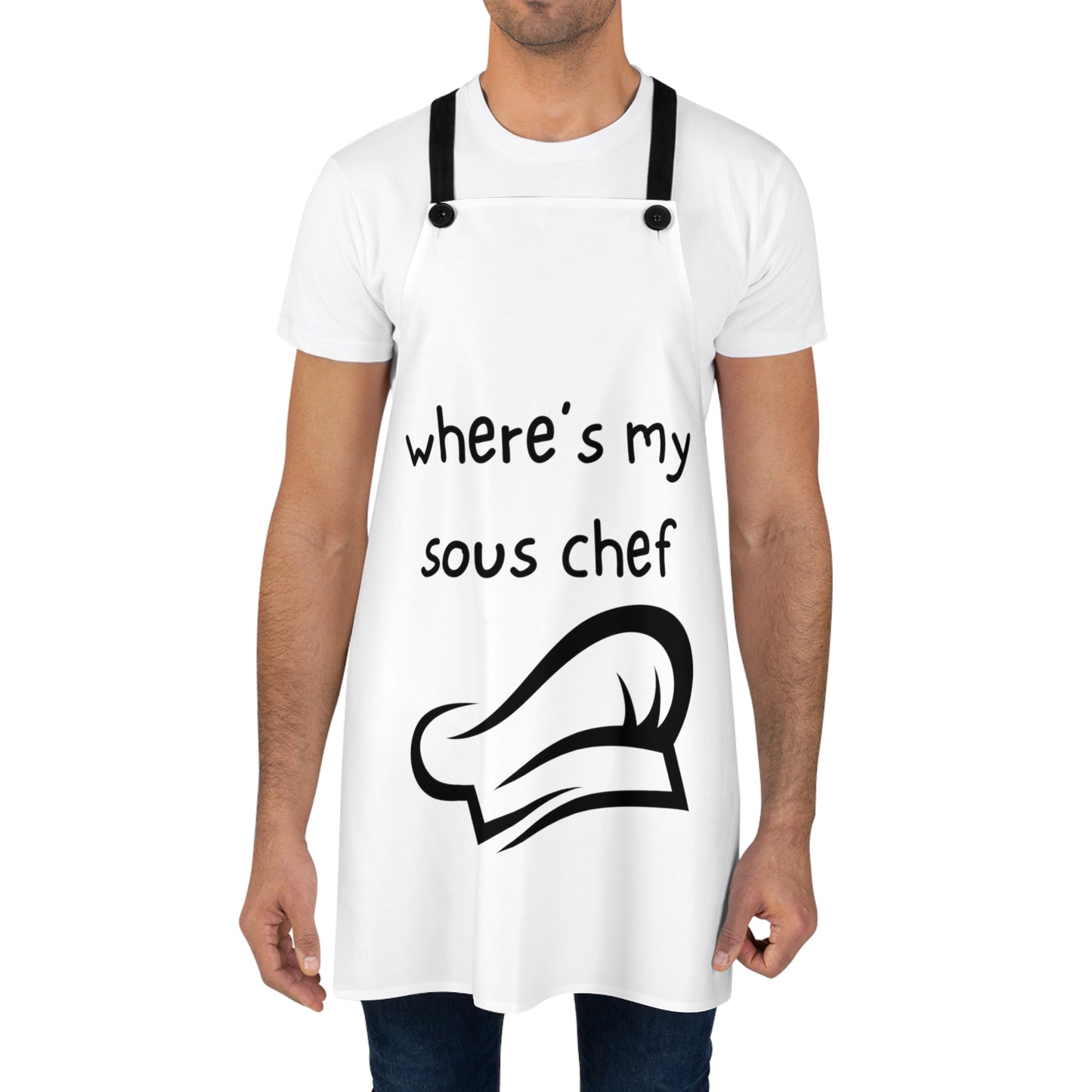 "where's my sous chef" Apron W566bw