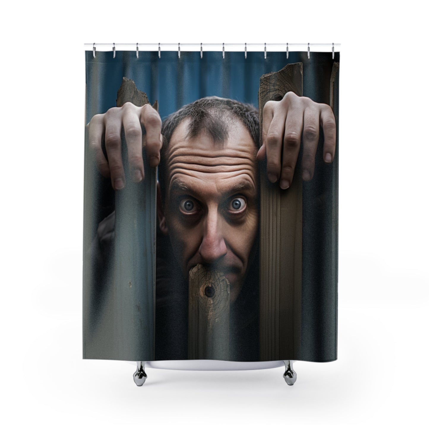Fence Creeper Shower Curtain FCSC.001v
