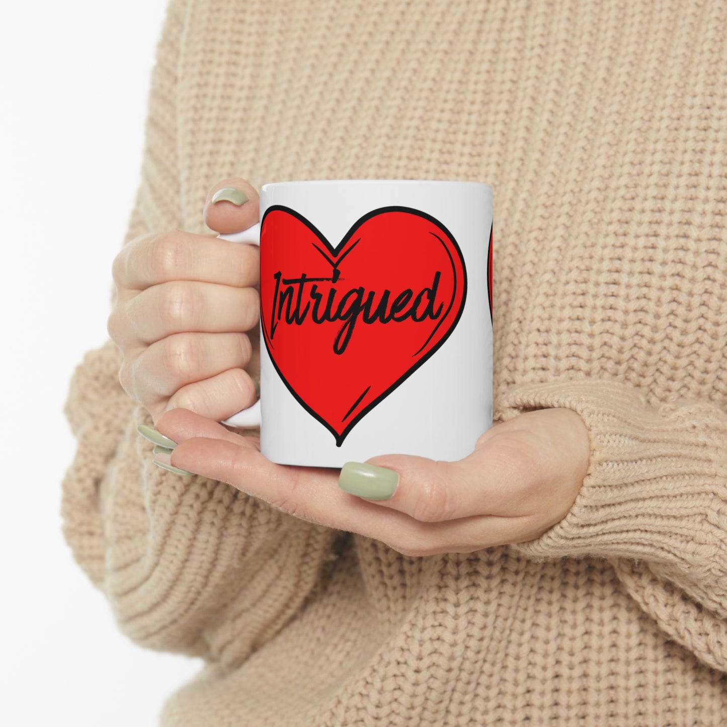 "Intrigued" Ceramic Mug 11oz VAL799