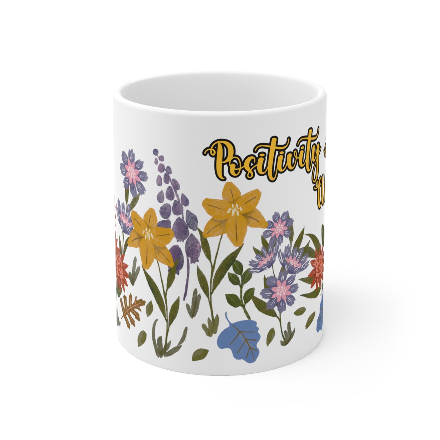 "Positivity Always Wins (Right Hand)" Ceramic Mug 11oz P68524
