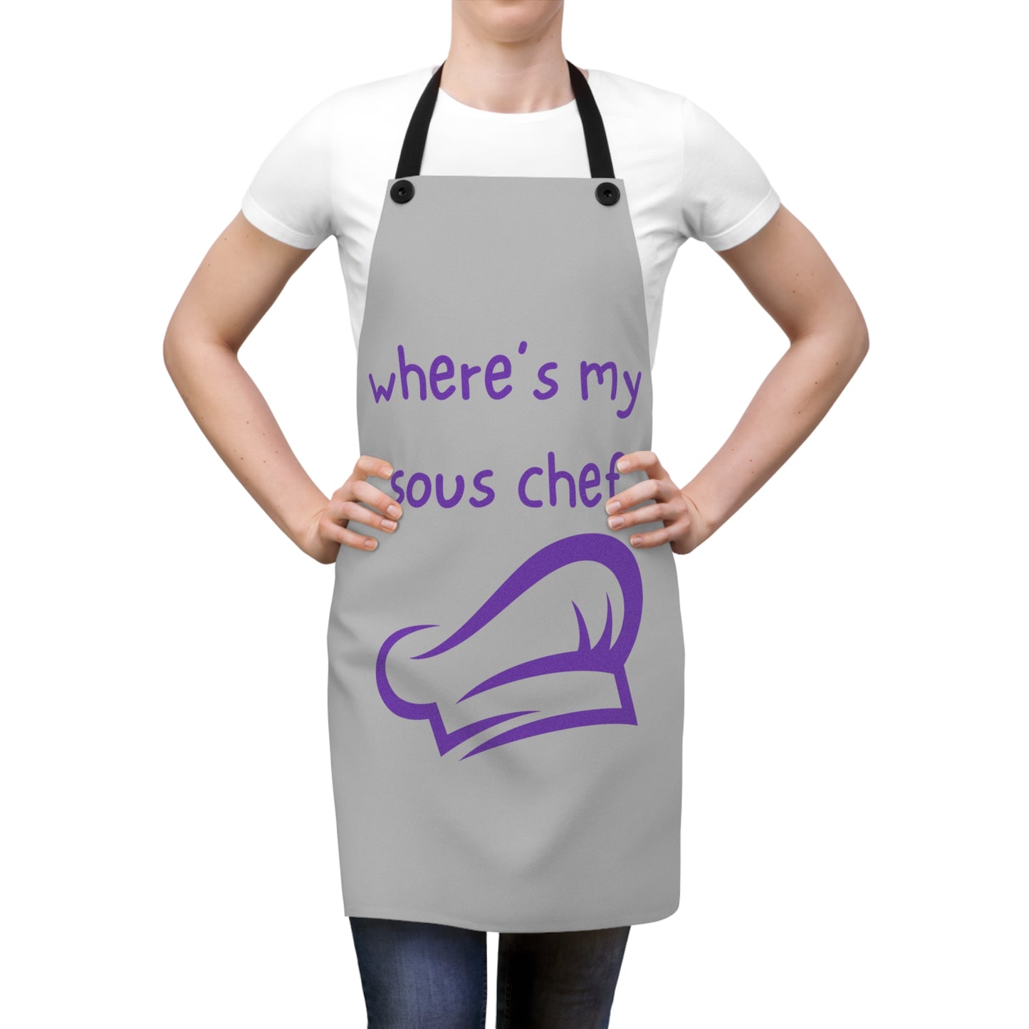Copy of "Where's My Sous Chef" Apron SC25plg