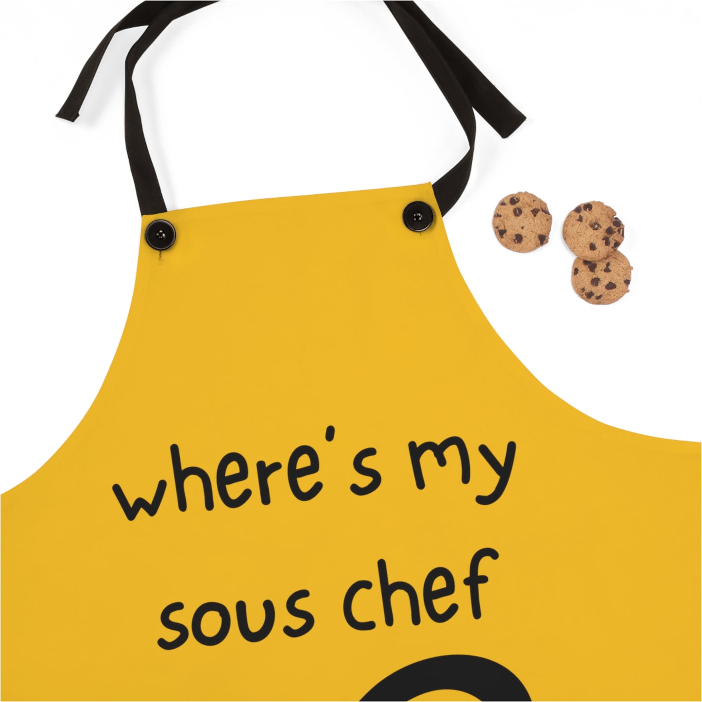 "where's my sous chef" Apron W333by