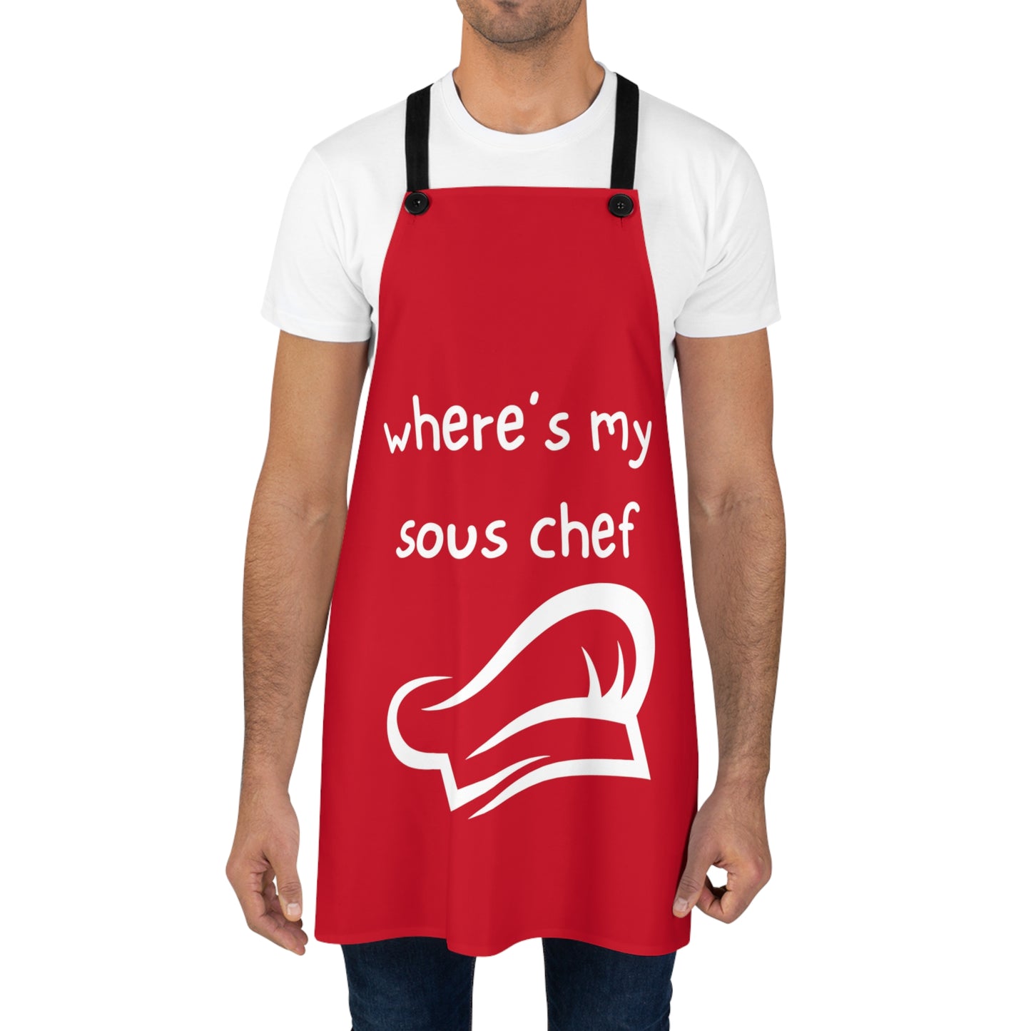 "where's my sous chef" Apron W701wr
