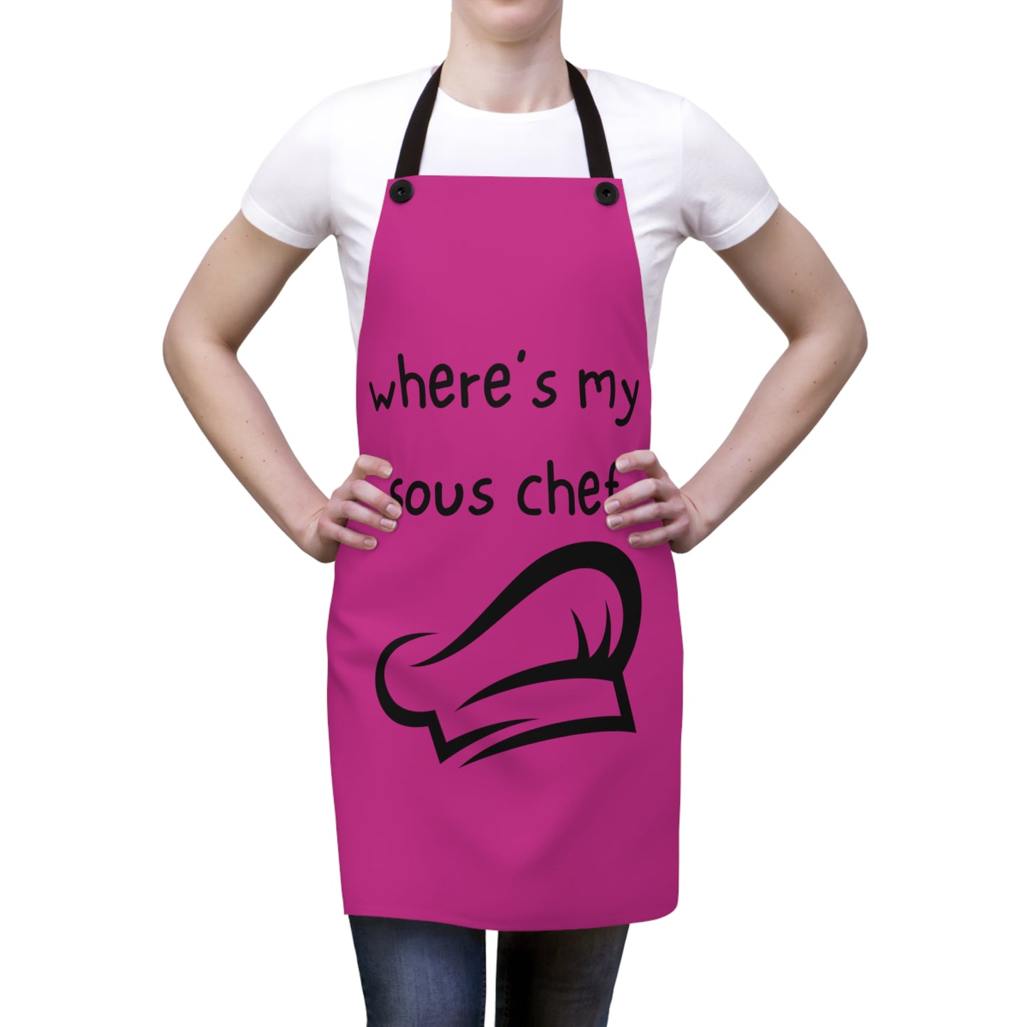 "Where's My Sous Chef" Apron SC15bpk