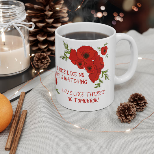 "Dance and Love" Ceramic Mug 11oz D11011
