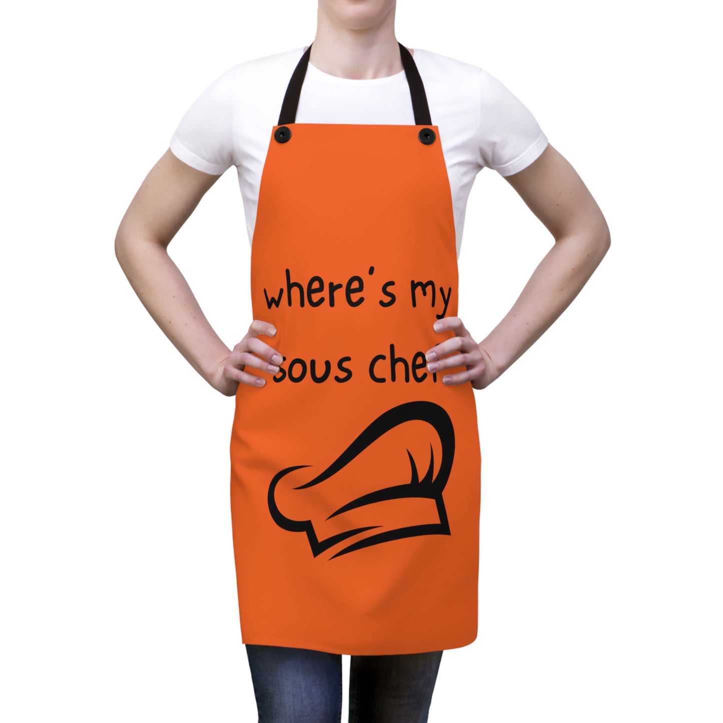 "where's my sous chef" Apron W177bo