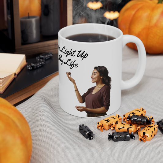 "You Light Up My Life" Ceramic Mug 11oz V20008