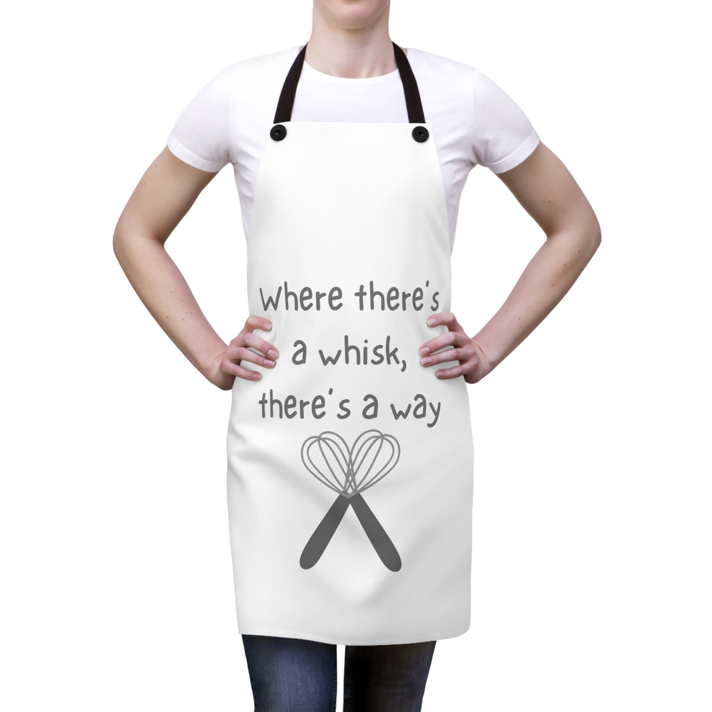 "Where there's a whisk, there's a way" Apron W1000gw